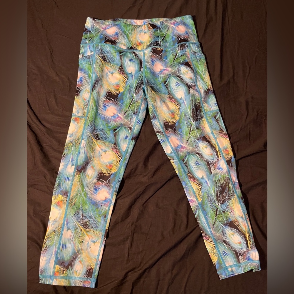 RETIRED CVG Capri Legging - ‘Proud Peacock’